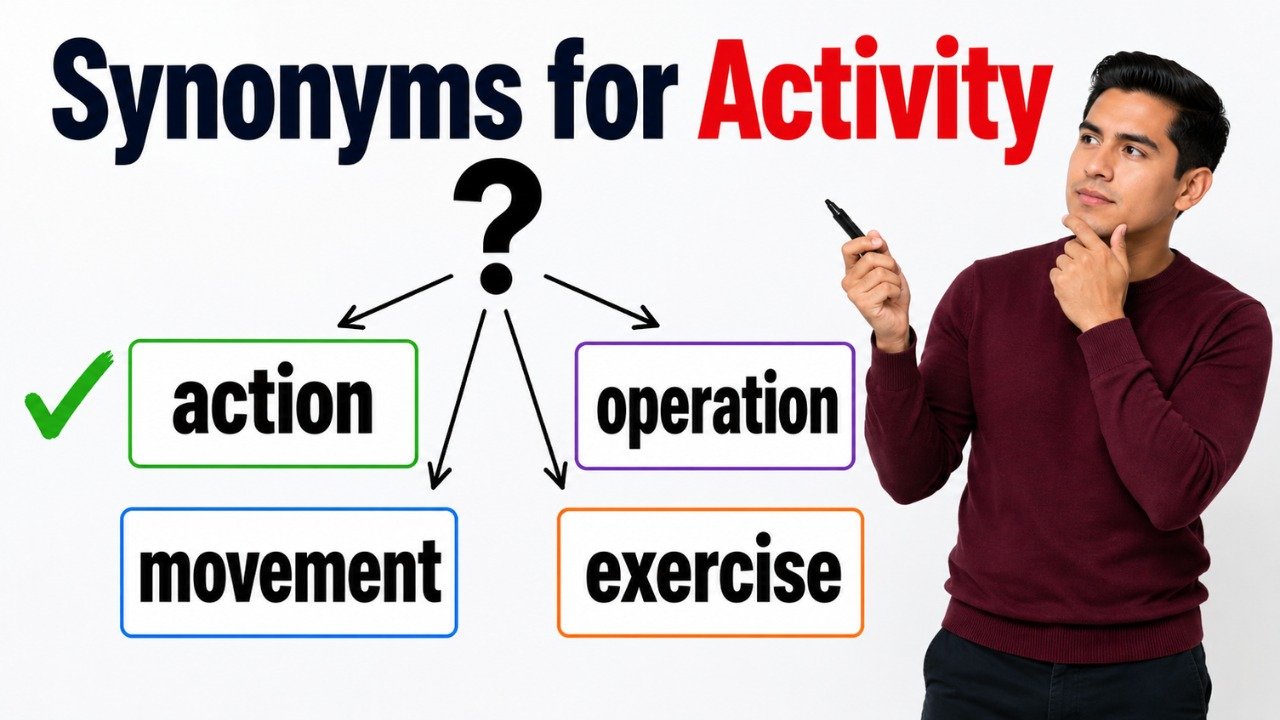 synonyms for activity