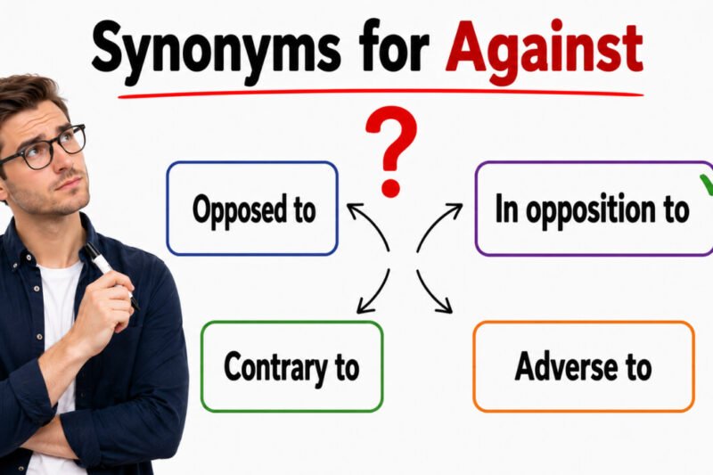 36+ Synonyms for Against: Meanings, Uses & Word Choices