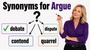 synonyms for argue