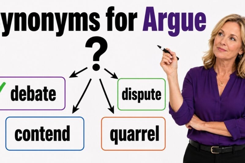 36+ Synonyms for Argue: Meaning, Examples & Best Uses