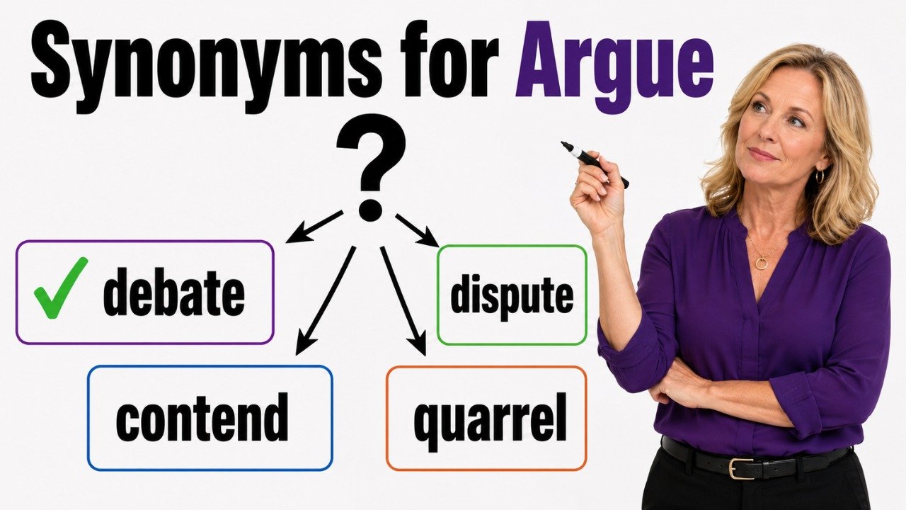 synonyms for argue