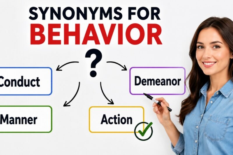 35+ Synonyms for Behavior: Meanings, Context & Clear Examples