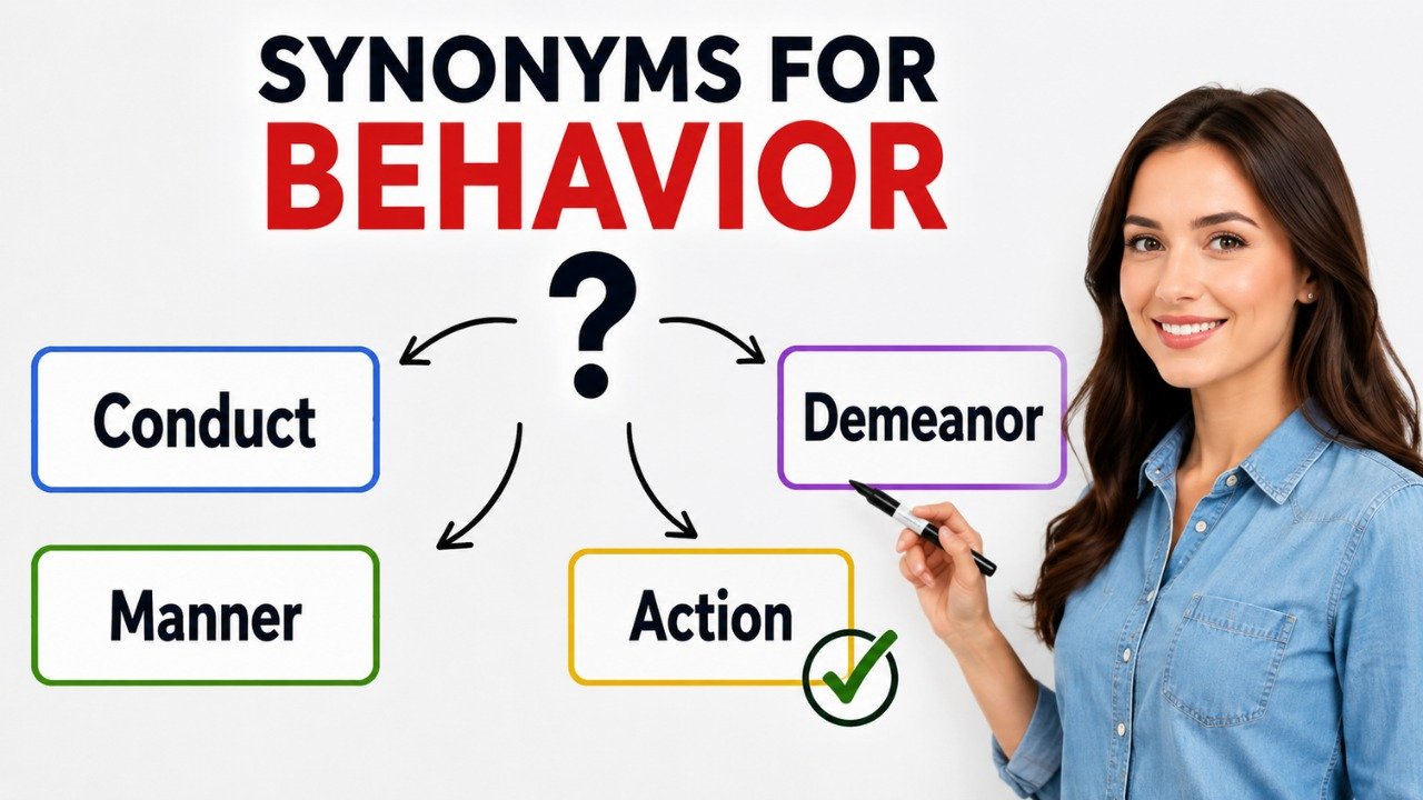 synonyms for behavior