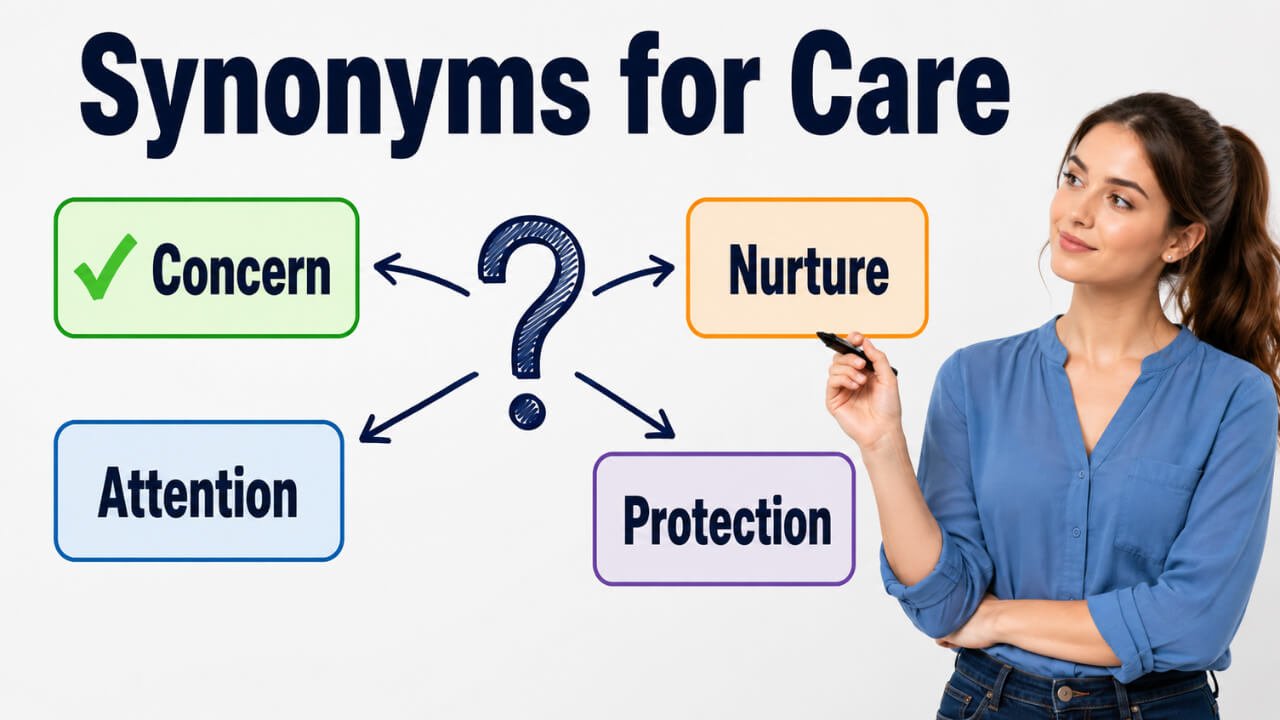 synonyms for care