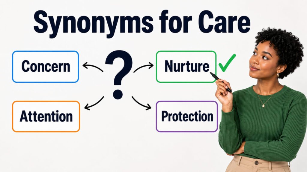 synonyms for care