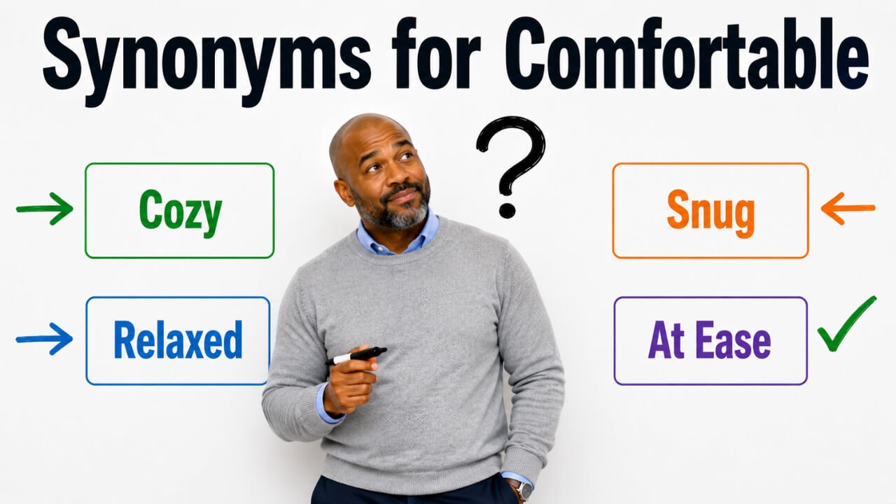 synonyms for comfortable