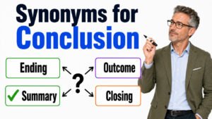 synonyms for conclusion