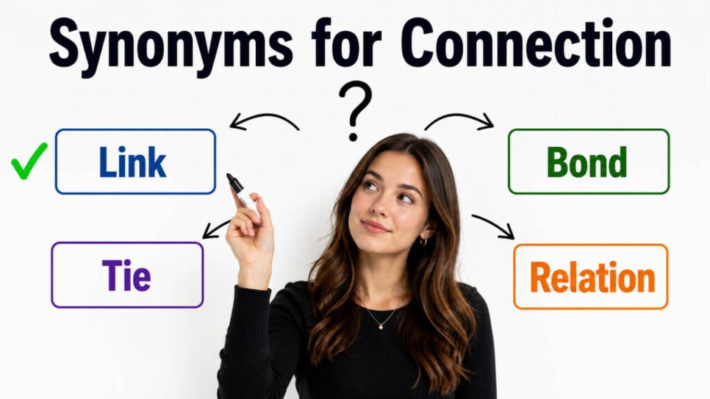 synonyms for connection