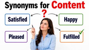 synonyms for content