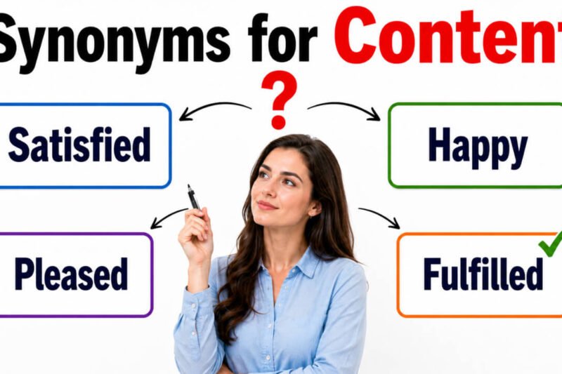 30+ Synonyms for Content: Meanings, Context & Clear Examples