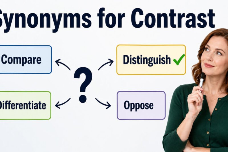 35+ Synonyms for Contrast: Meanings, Context & Clear Examples