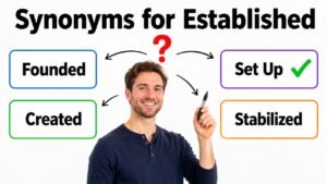 synonyms for established