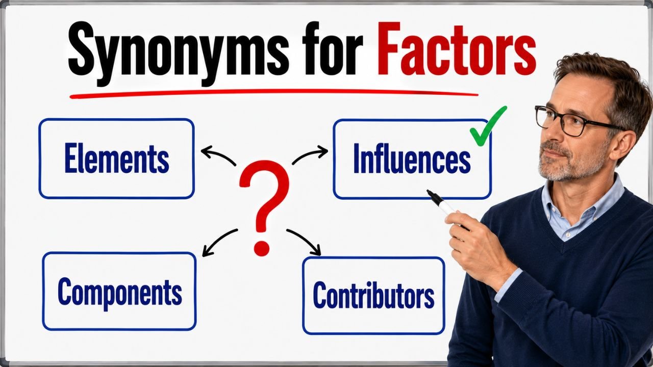 synonyms for factors