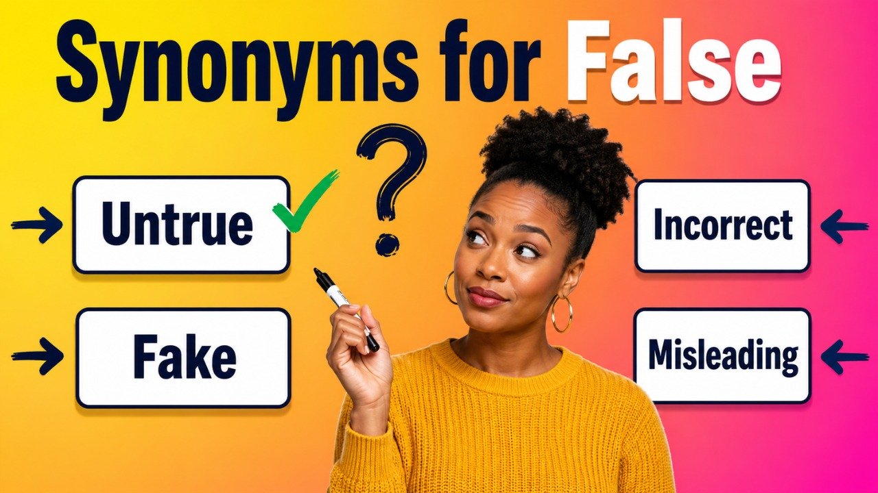 synonyms for false