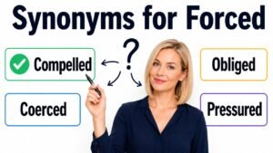 synonyms for forced