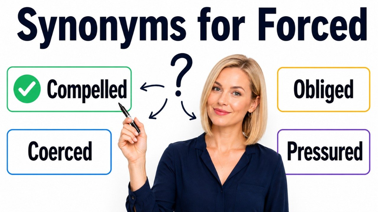 synonyms for forced