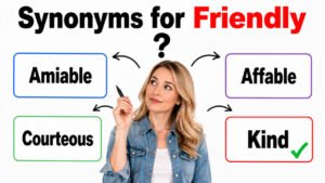 synonyms for friendly