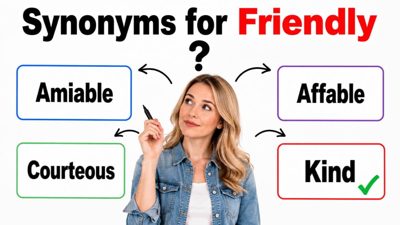synonyms for friendly