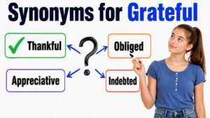 synonyms for grateful