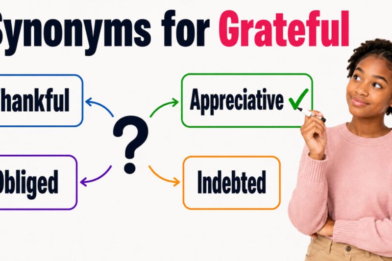 46+ Synonyms for Grateful: Meanings, Uses & Word Choices