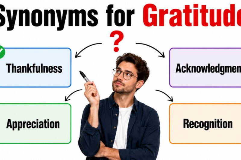 40+ Synonyms for Gratitude: Meaning, Examples & Best Uses