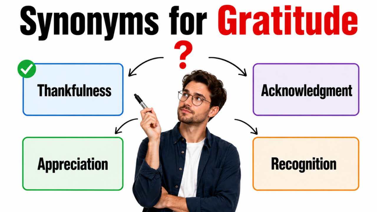 synonyms for gratitude