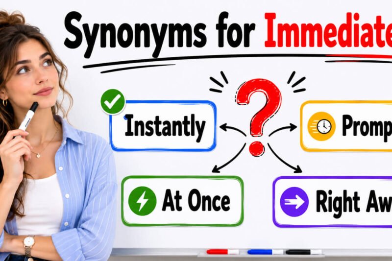 48+ Synonyms for Immediately: Usage, Context & Examples