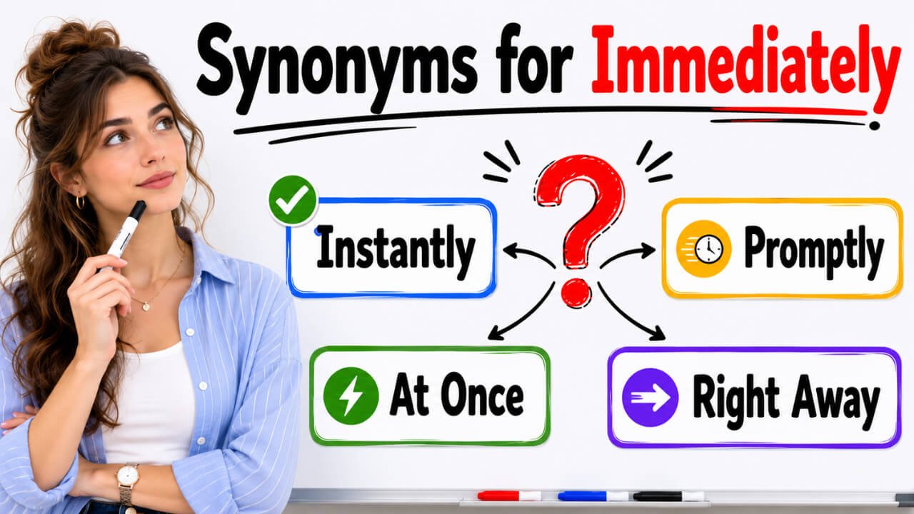 synonyms for immediately