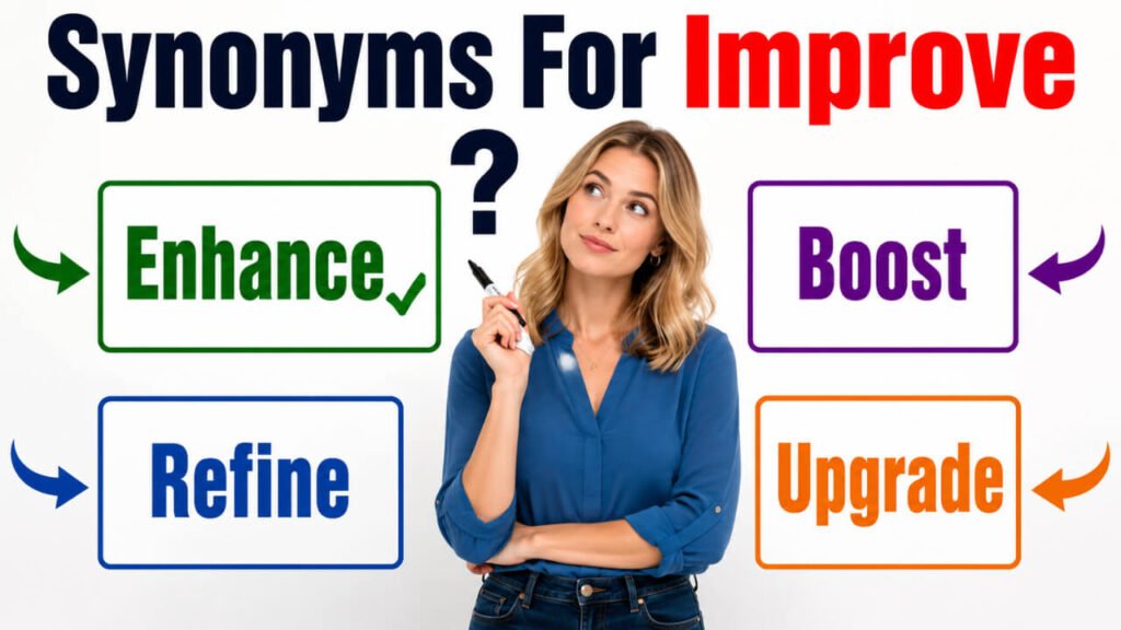 synonyms for improve