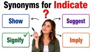 synonyms for indicate