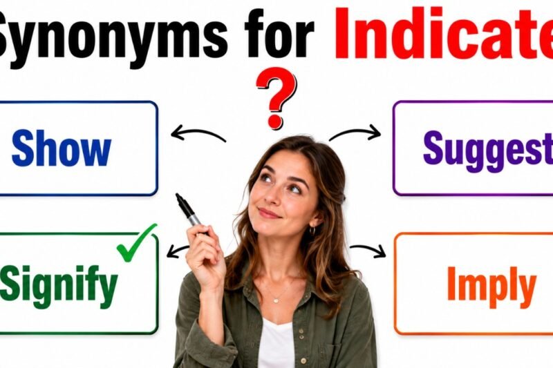 46+ Synonyms for Indicate: Strong Word Choices & Examples