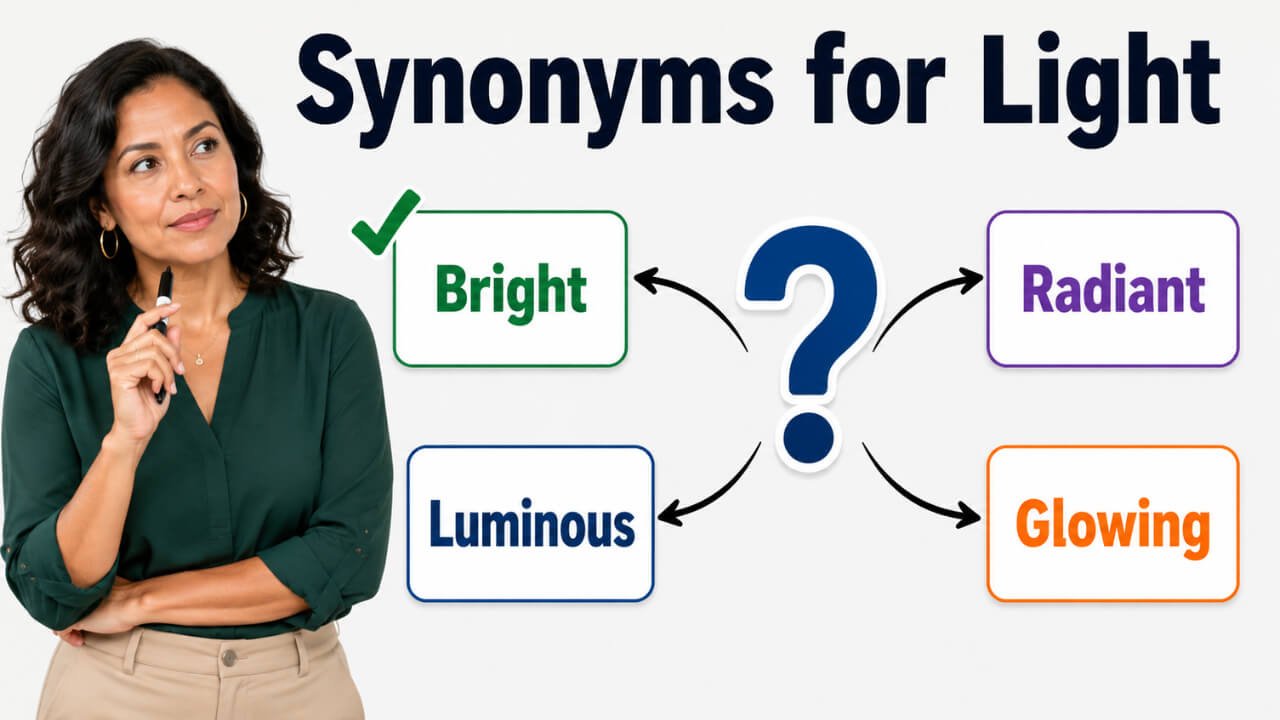 synonyms for light