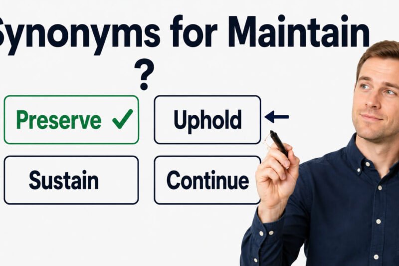 40+ Synonyms for Maintain: Usage, Context & Examples