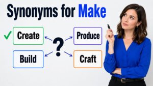 synonyms for make