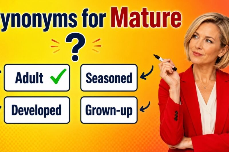 46+ Synonyms for Mature: Meanings, Uses & Word Choices