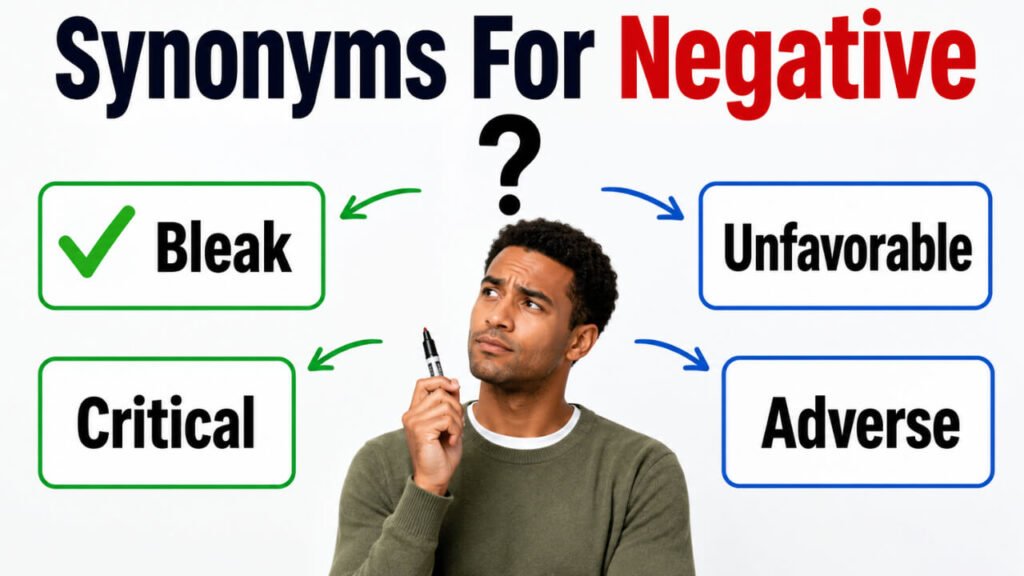 synonyms for negative