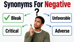 synonyms for negative