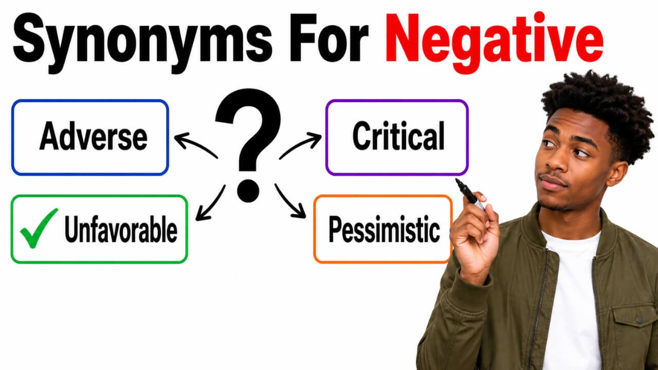synonyms for negative
