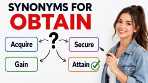 synonyms for obtain