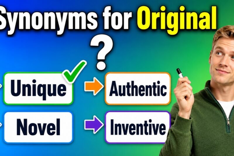 46+ Synonyms for Original: Strong Word Choices & Examples
