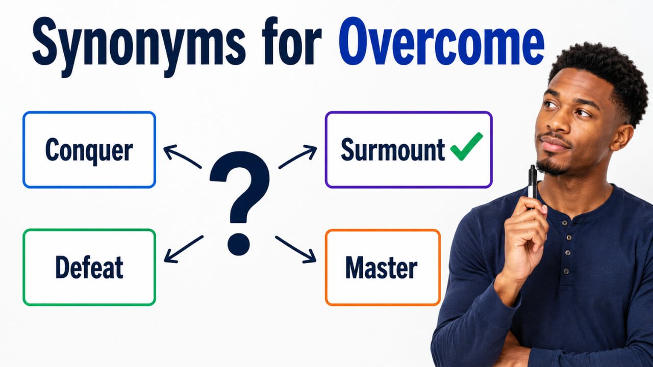 Synonyms for Overcome