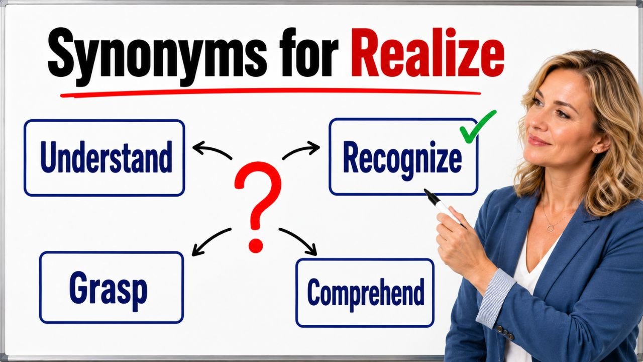 synonyms for realize
