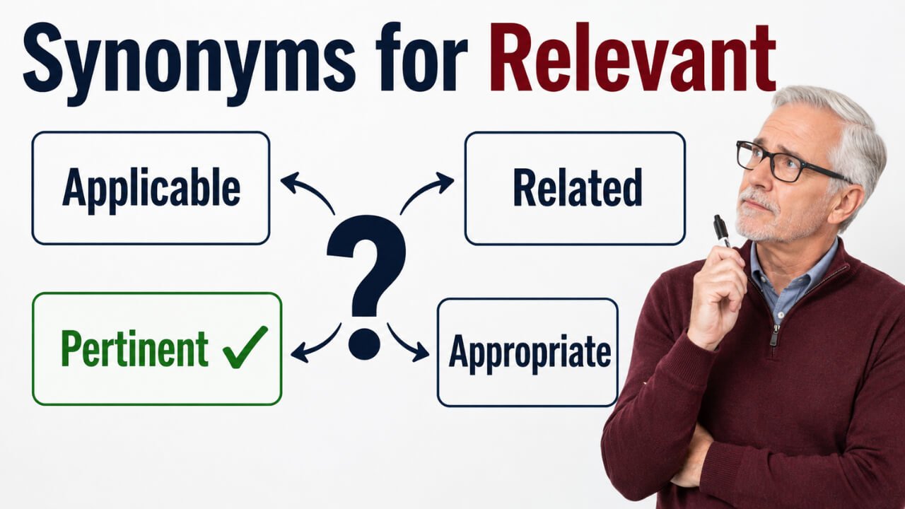 synonyms for relevant