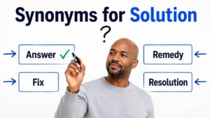 synonyms for solution