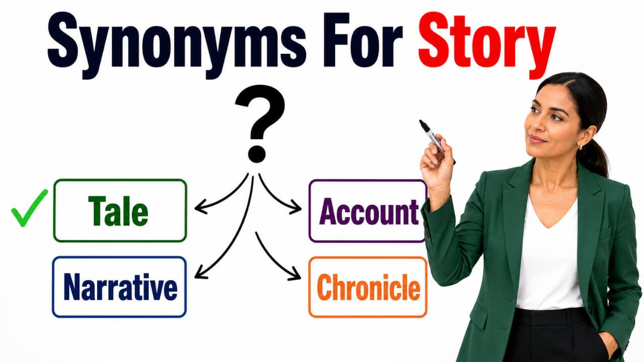 synonyms for story