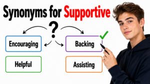 synonyms for supportive