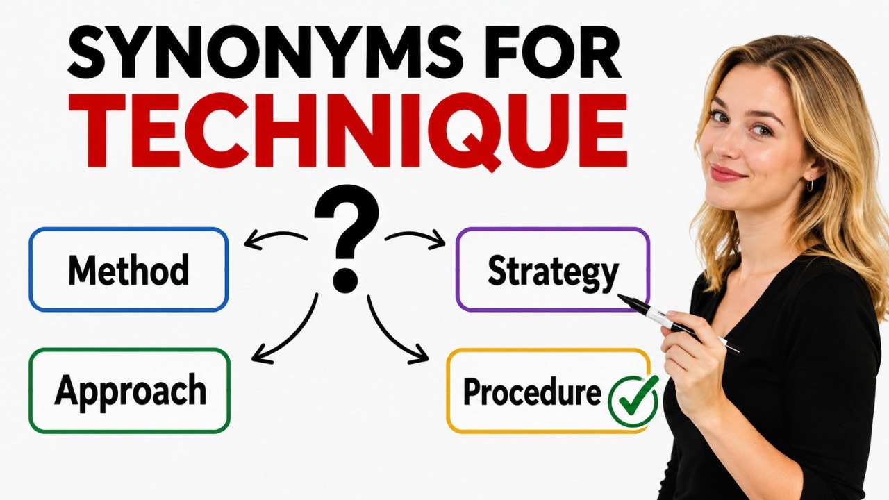 synonyms for technique