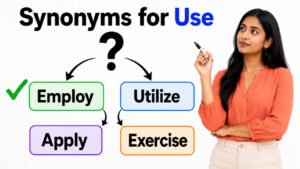 synonyms for use