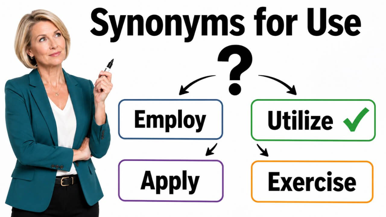 synonyms for use