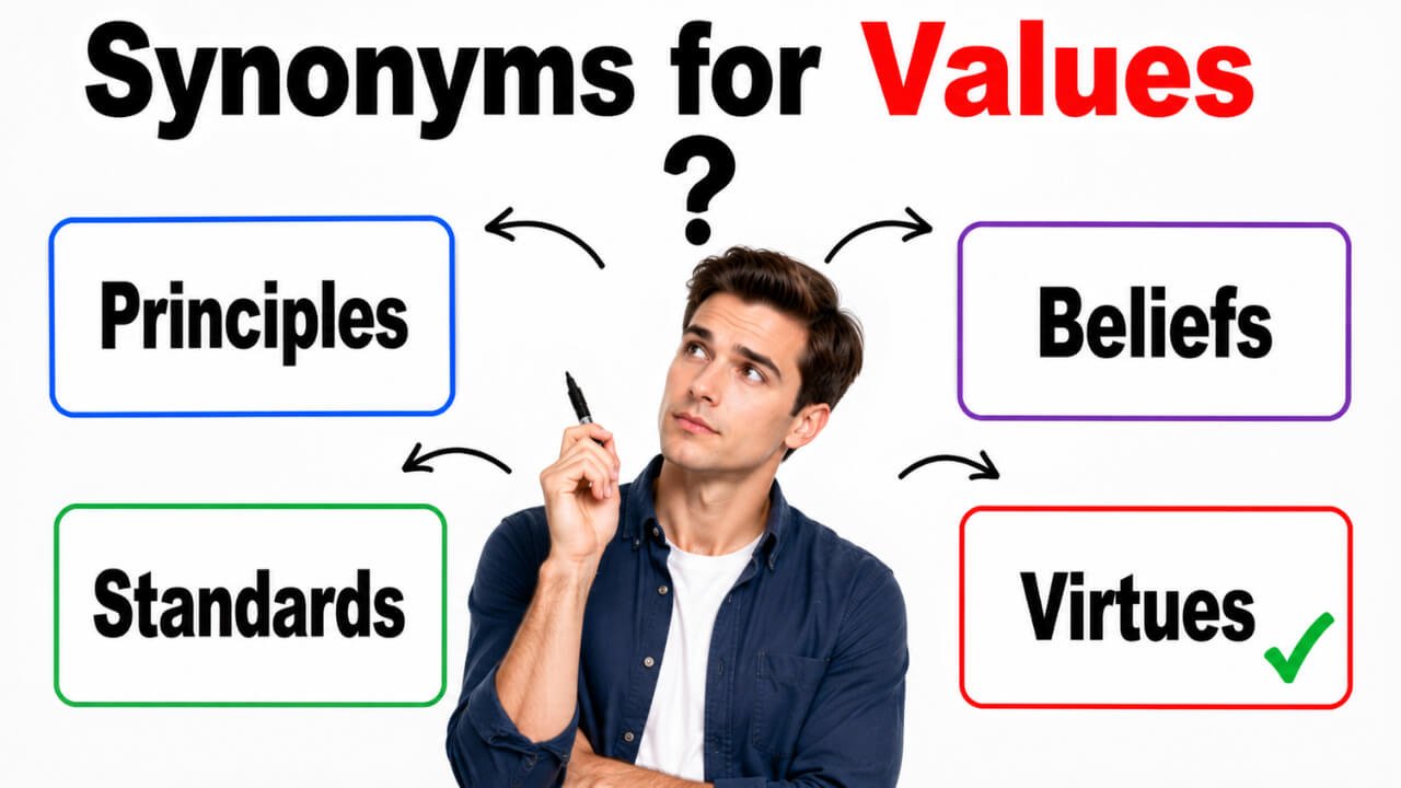 synonyms for values